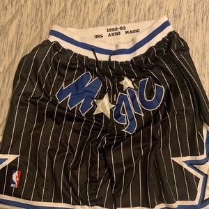 Just Don Orlando magic basketball shorts size xl